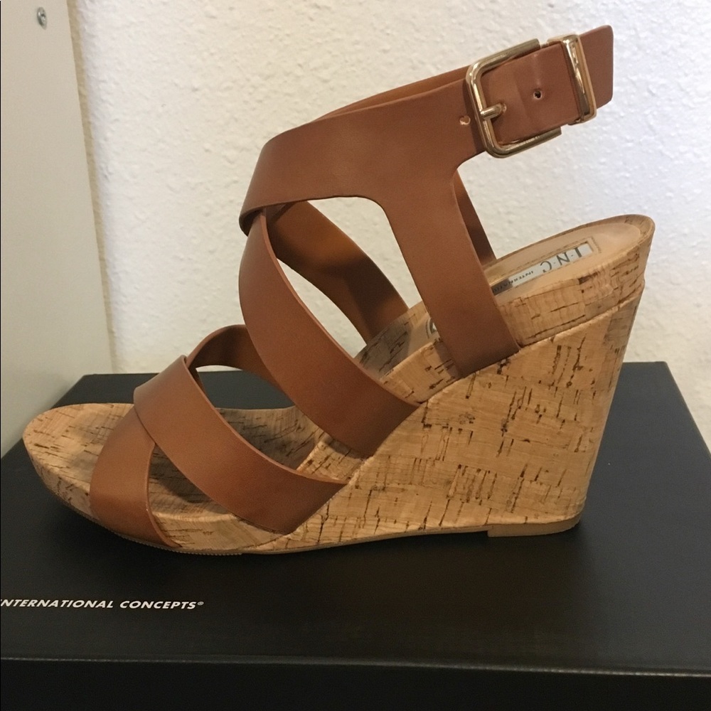 INC Landor Strappy Wedges